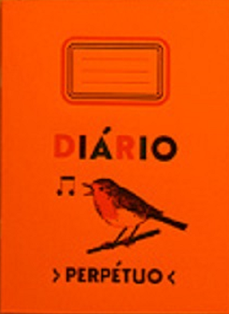 Caderno "Diário Perpétuo" (Capa laranja)